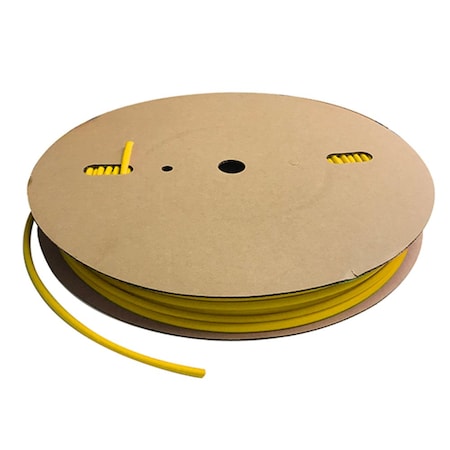 Kable Kontrol Heat Shrink Tube, Thin Wall, 2:1 I.D. Shrink Ratio, Yellow, 250 ft HS357-S250-YELLOW